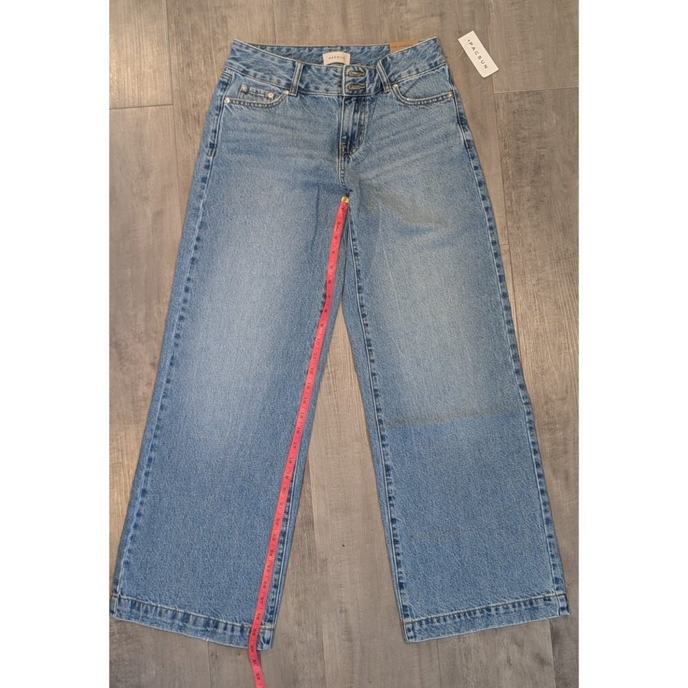 PacSun Women's Casey Low Rise Baggy Wide Leg Blue Denim Jeans Size 25 NWT